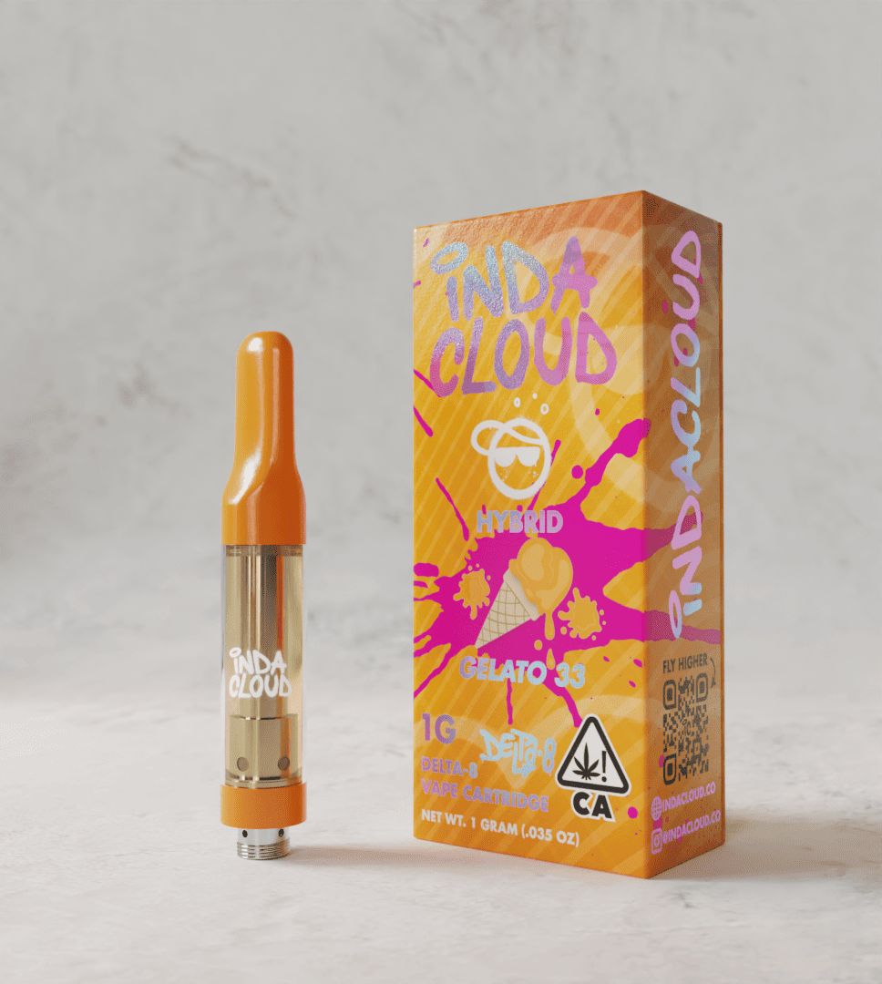Gelato 33 1G Delta 8 Vape Cartridge - Image 1