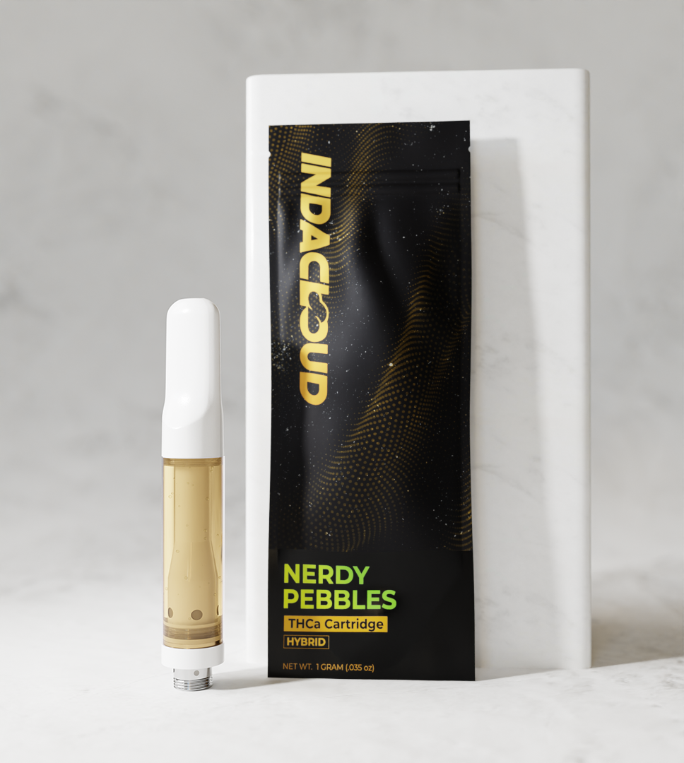 Nerdy Pebbles 1G THCa Vape Cartridge - Image 1